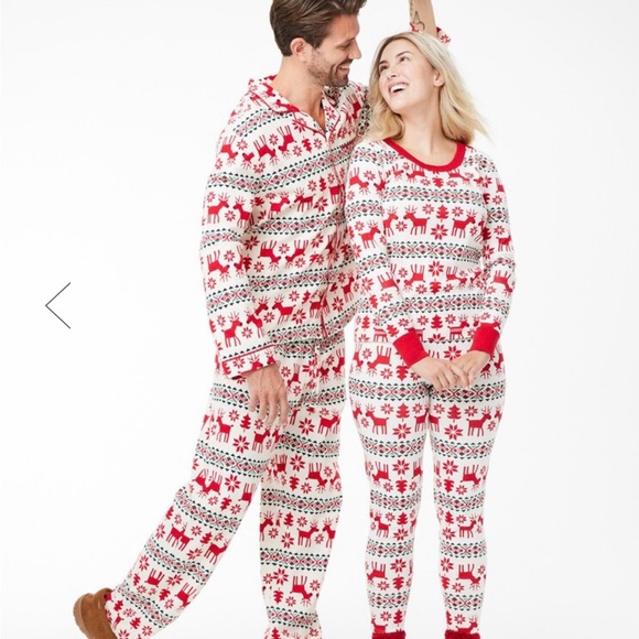 Like New Hanna Andersson Adult unisex reindeer pajamas - Picture 5 of 6